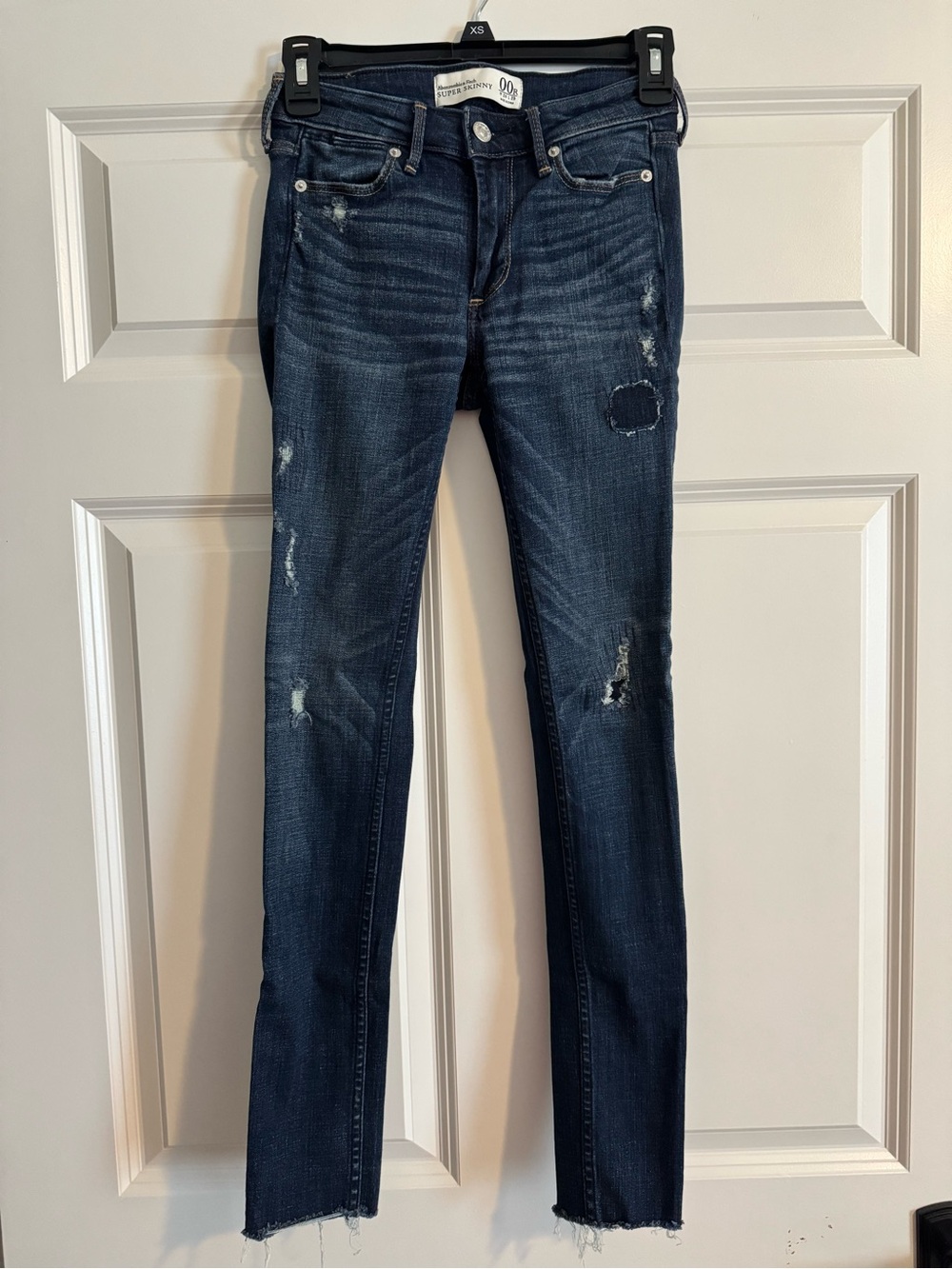 Abercrombie & Fitch Skinny Jeans in Dark Blue Wash